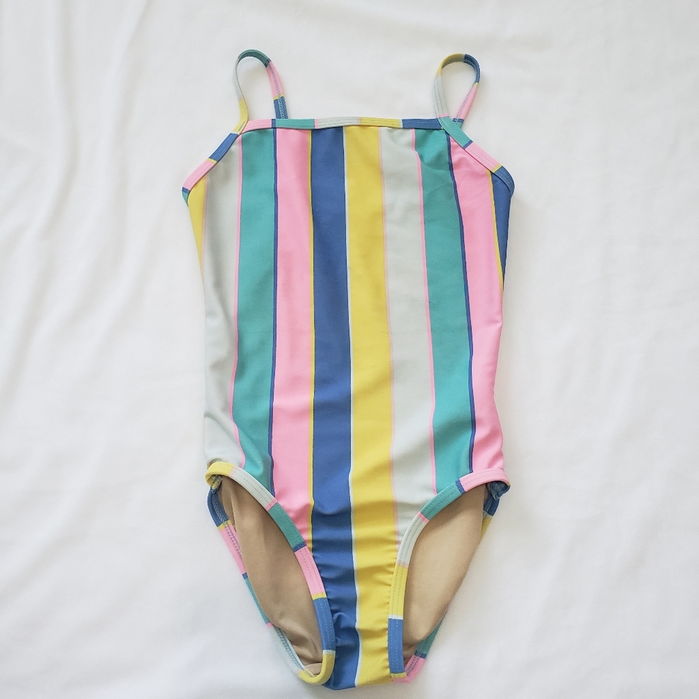 Old Navy Multi Stripe One Piece Swimsuit